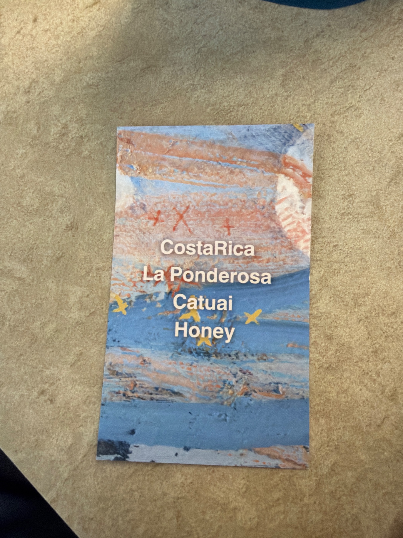 Theo Coffee Costa Rica La Ponderosa Catuai Honeyの袋