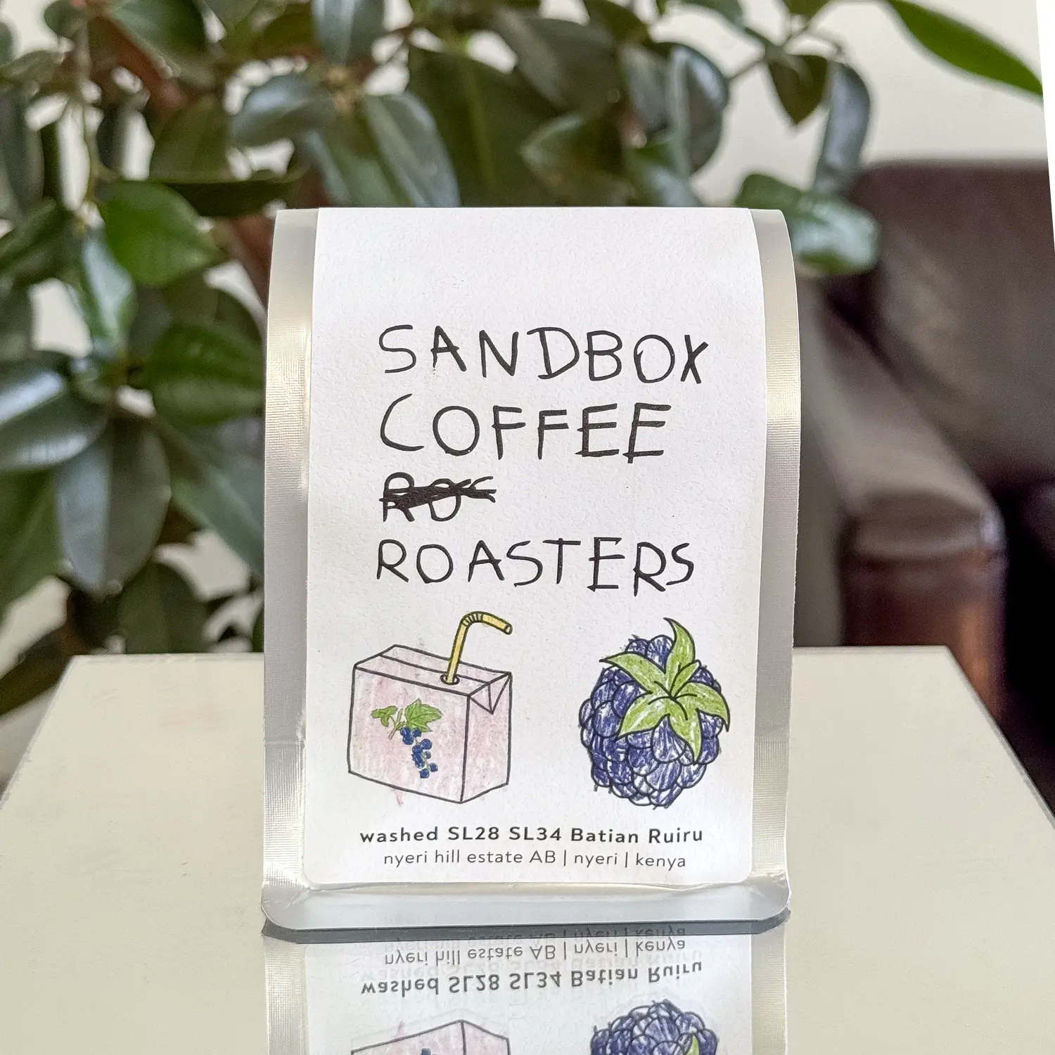 Sandbox Coffee Roasters Washed SL28, SL34, Batian, Ruiruの袋