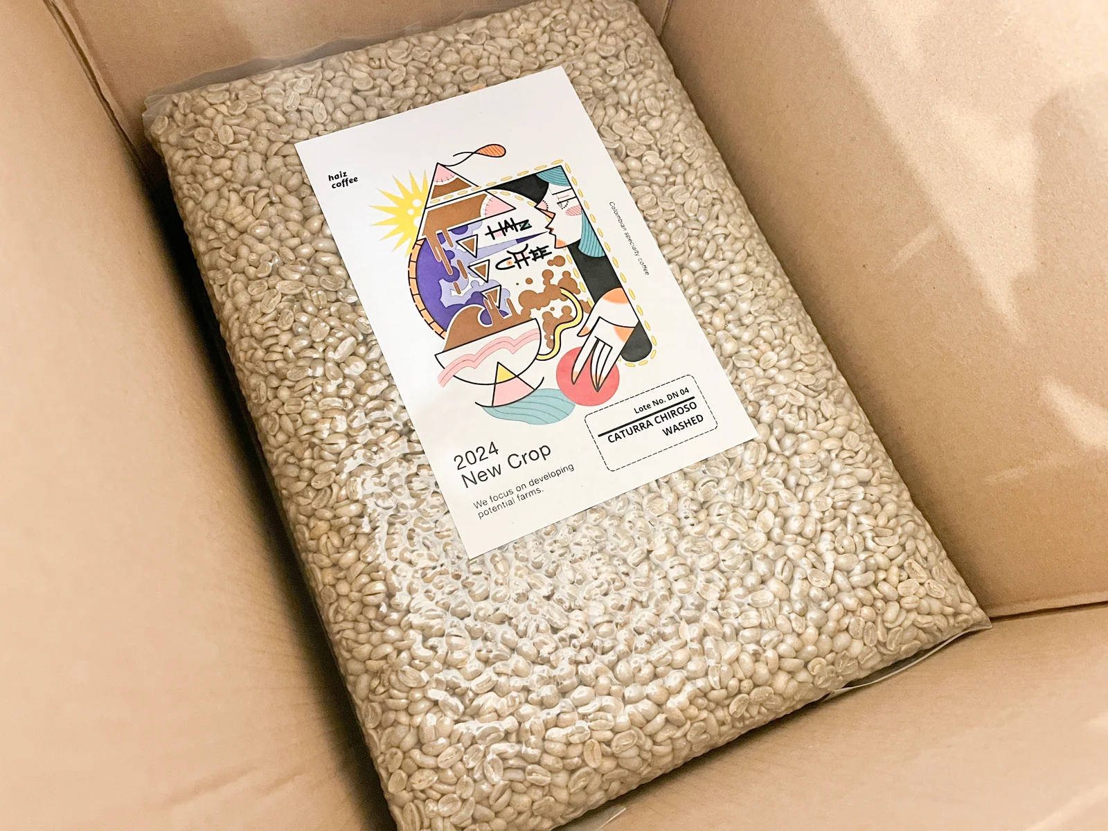 haiz coffee import Chirosoの袋
