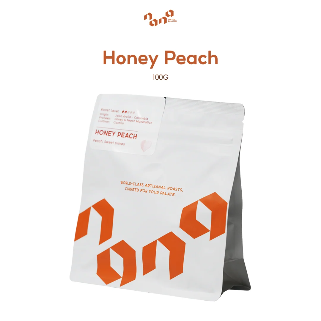 NANA COFFEE ROASTERS HONEY PEACHの袋
