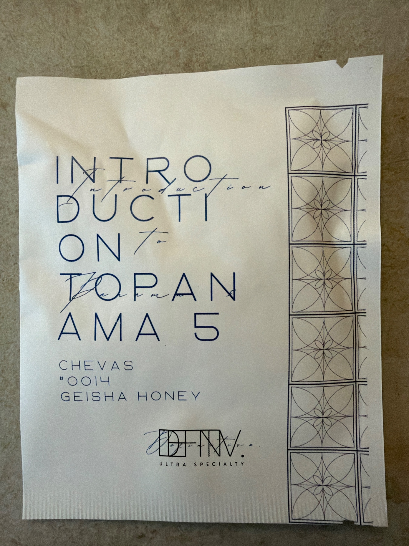 Definitive. Introduction to Panama 5 - Chevas #0014 Geisha Honeyの袋