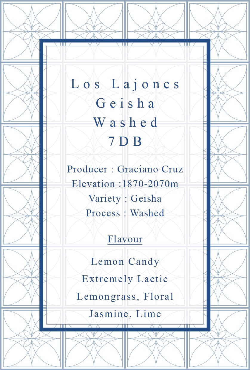 Definitive. Introduction to Panama 5 Los Lajones Geisha Washed 7DBの袋